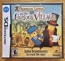 Professor Layton and the Curious Village VGC NTSC Nintendo DS NDS 2DS completo comprar usado  Enviando para Brazil