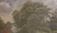 Antique oil painting for sale  DERBY