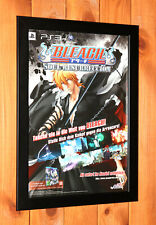 Bleach Soul Resurrección PS3 raro pequeno pôster promocional / página de anúncio emoldurada, usado comprar usado  Enviando para Brazil