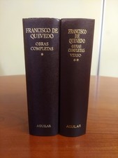 Francisco de Quevedo Obras Completas. Prosa y Verso. Aguilar 1974 y 1993., usado comprar usado Francisco de Quevedo Obras Completas. Prosa y Verso. Aguilar 1974 y 1993., usado comprar usado  Enviando para Brazil