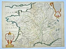 Map rivers 1641 d'occasion  Paris VI