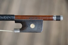 Old FRENCH CELLO BOW, signed L.GILLET circa 1900, silver and pernambouc comprar usado  Enviando para Brazil