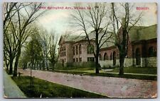 Urbana IL~West Springfield Avenue Tree-Lined Street~Having Dandy Time~ZIM~1911 comprar usado  Enviando para Brazil