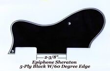 Pickguard Sheraton 5 camadas preto feito para captadores Epiphone Project H/B 60 graus NOVO comprar usado  Enviando para Brazil