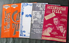 Partitions varietes 1954 d'occasion  Aurillac