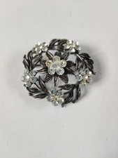 Vintage brooch floral for sale  LEICESTER