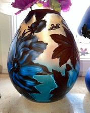 Gallé überfangglas vase gebraucht kaufen  Dillingen/ Saar