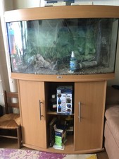 Aquarium meuble chêne d'occasion  Villefontaine