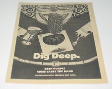 DEEP PURPLE Vintage Álbum Original Anúncio 1975 Come Taste the Band Coverdale comprar usado  Enviando para Brazil