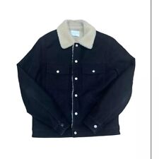Sandro black shearling d'occasion  Amiens-