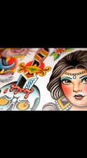 Elevenfourteen tattoo flash for sale  MOTHERWELL