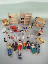Holz puppenhaus spielset gebraucht kaufen  Berlin