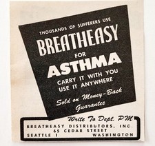 1949 breatheasy asthma for sale  Cambridge
