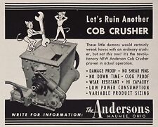 1953 AD.(XH50)~THE DIFFERENTONS CO. MAUMEE, OHIO. TRITURADOR DE ESPIGA DE MILHO comprar usado  Enviando para Brazil
