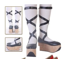 Usado, Sapatos Bodyline Rocking Horse bailarina, tamanho 5.5-6, preto comprar usado  Enviando para Brazil