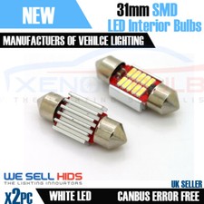 Usado, 2 x 30mm 31mm SMD LED lâmpada festão Subaru Impreza HONDA pajero shogun prius comprar usado  Enviando para Brazil