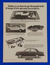 1975 FIAT 131s ANÚNCIO IMPRESSO CLÁSSICO ORIGINAL "HOJE UM CARRO TEM QUE PASSAR PELO INFERNO" comprar usado  Enviando para Brazil