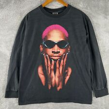 Camisa Dennis Rodman Para Hombre Grande Manga Larga Vintage Reimpresión Puntada Única Y2K segunda mano  Embacar hacia Argentina