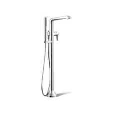 Enchimento de banheira Kohler temperado montado no chão K-T22025-4-CP, usado comprar usado  Enviando para Brazil