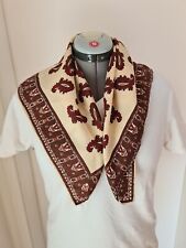 Seidentuch braun rot gebraucht kaufen  Königswinter