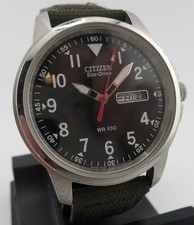Relógio de campo Citizen movido a energia solar eco-drive 37mm data do dia BM8188-01E comprar usado  Enviando para Brazil