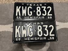 Vintage 1968 license for sale  Rockwall