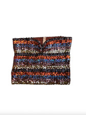 Crop top paillettes usato  Milano