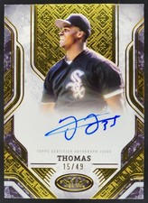 2025 Topps Tier One Frank Thomas Prime Performers Auto /49 White Sox CK3 comprar usado  Enviando para Brazil