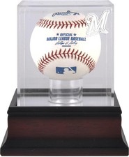 Vitrine logotipo beisebol mogno Milwaukee Brewers - Fanáticos comprar usado  Enviando para Brazil