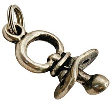 Berloque chupeta vintage prata esterlina 925 pingente berçário babá mamãe-2-Be comprar usado  Enviando para Brazil
