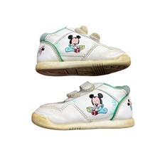 Tênis infantil vintage Disney bebês Mickey Mouse tamanho 4 branco  comprar usado  Enviando para Brazil