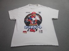 Camiseta masculina vintage Mario Kart 64 extra grande branca Nintendo anos 90 videogame comprar usado  Enviando para Brazil