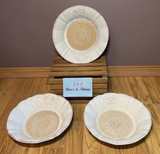Usado, Conjunto de 3 tigelas de sopa/cereais Dilliards Gourmet Expression CANDIRIA 8 5/8” em excelente estado usado comprar usado  Enviando para Brazil