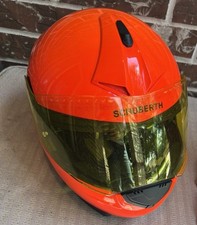 Schuberth C3 Pro Hi-Viz Orange Motorcycle Helmet 57 Medium na sprzedaż  Wysyłka do Poland