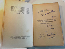 Jean cocteau discours d'occasion  Mélisey