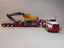 Conrad/Volvo - 1:50 - Trator Volvo NL12 com Escavadeira Lowboy e Volvo EC280 - Novo na caixa comprar usado  Enviando para Brazil
