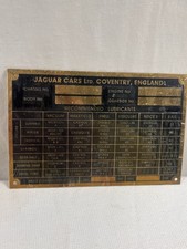 Jaguar lubrication specificati d'occasion  Expédié en Belgium