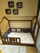 Kids wooden bed for sale  BARNET