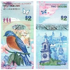 2009 Bermuda 2 dólares P57b Bluebird nota híbrida UNC A1 Cossar - R Simmons comprar usado  Enviando para Brazil