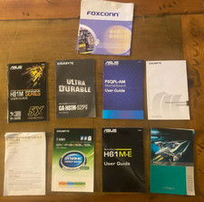 Lote X8 placa-mãe placa-mãe manual do usuário ASUS GIGABYTE ASROCK FOXCONN comprar usado  Enviando para Brazil