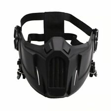 MÁSCARA PROTETORA TÁTICA Airsoft caça ao ar livre paintball meia face preta VENDA comprar usado  Enviando para Brazil