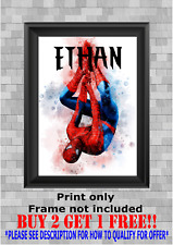Personalised marvel spiderman for sale  NOTTINGHAM