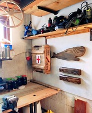 Industrial First Aid Cabinet | Vintage Military Ammo Box | Rustic Wall Mounted na sprzedaż  PL