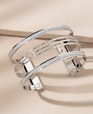 Bracelet jonc argenté d'occasion  Artix