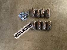 Oito (8) invólucros de tambor de exportação de pérolas BASS CROMADO #FI4 comprar usado  Enviando para Brazil