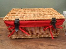 Fabric lined wicker for sale  ALTON