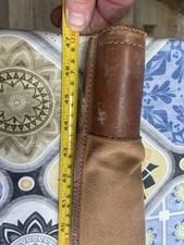 Canvas leather shotgun for sale  IPSWICH