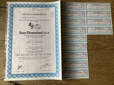Aktie euro disney gebraucht kaufen  Neusitz