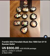 Franklin mint trinkets for sale  WOKING