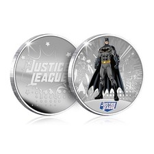 Coleção de super-heróis DC Comics Liga da Justiça prata cor moeda - Batman comprar usado  Enviando para Brazil